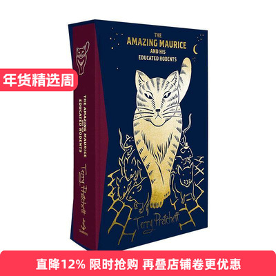 英文原版 The Amazing Maurice and his Educated Rodents 碟形世界 猫和少年魔笛手 盒装豪华版精装 英文版 进口英语原版书籍