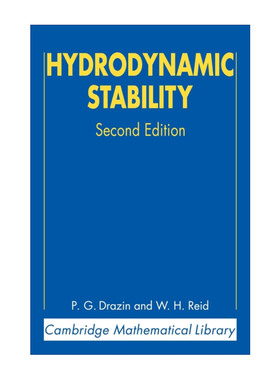 Hydrodynamic Stability 流体稳定性 剑桥数学图书馆系列进口原版英文书籍
