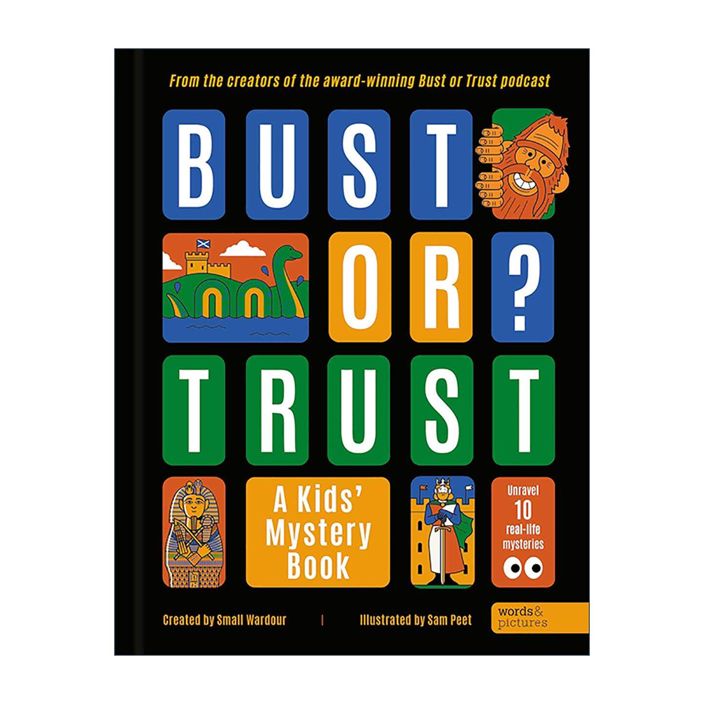英文原版 BUST OR TRUST A Kids' Mystery Book 破案或信案 儿童悬疑之书 益智趣味游戏书精装 英文版 进口英语原版书籍