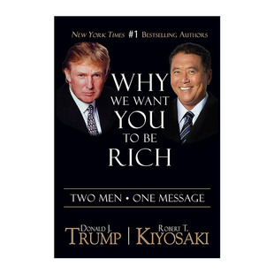 清崎 Why 富爸爸穷爸爸系列 英文版 Two One Rich 让你赚大钱 书籍 进口英语原版 Want Message You 川普 Men 英文原版