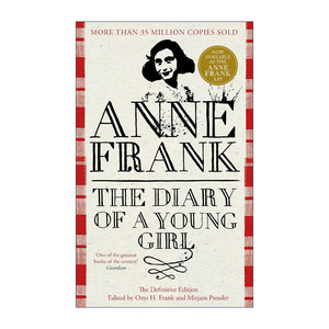 英文原版 The Diary of a Young Girl 安妮日记 含部分原始手稿 精装版 英文版 进口英语原版书籍
