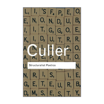 英文原版 Structuralist Poetics 结构主义诗学 结构主义 语言学及文学研究 Routledge Classics系列 英文版 进口英语原版书籍
