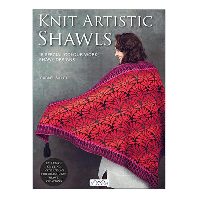 英文原版 Knit Artistic Scarves 编织艺术围巾 15种特殊色彩设计 英文版 进口英语原版书籍