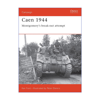 Caen 1944 二战1944卡昂战役 战争历史系列进口原版英文书籍