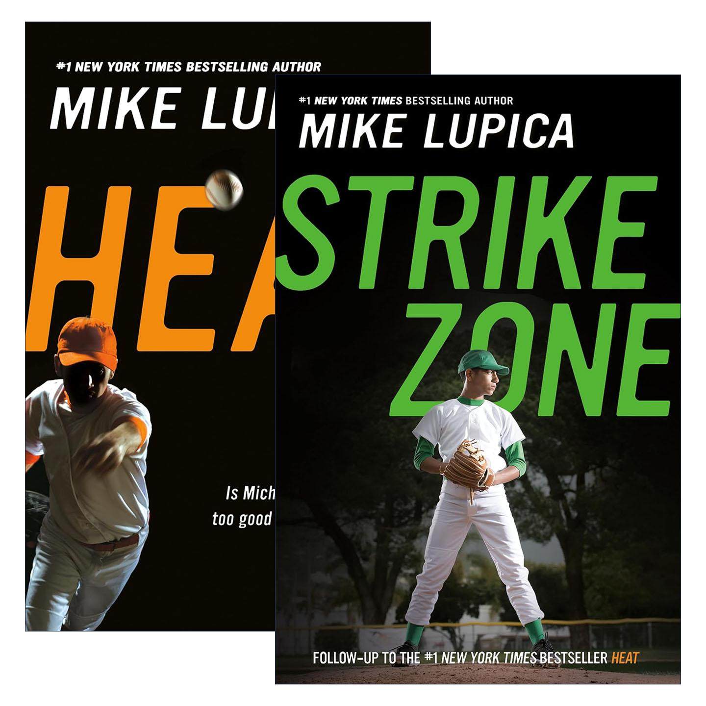 英文原版 Heat+Strike Zone 2册 预赛热能+击球区 儿童棒球运动小说 Mike Lupica 英文版 进口英语原版书籍