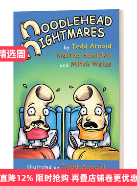 英文原版 Noodlehead Nightmares 面条头的噩梦 漫画绘本 和谐幽默 全彩漫画 英文版 进口英语原版书籍