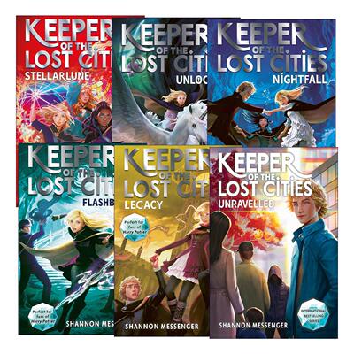 英文原版 Keeper of the Lost Cities 失落城市的守护者系列6册 英文版 进口英语原版书籍