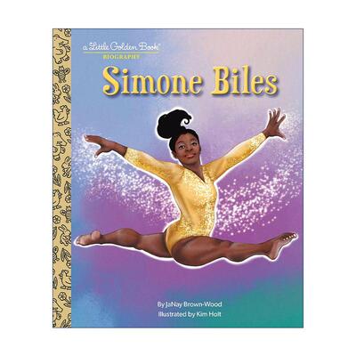 英文原版 Simone Biles Little Golden Book Biographies 西蒙·拜尔斯传记 美国体操运动员 兰登书屋精装小金书 进口英语原版书籍