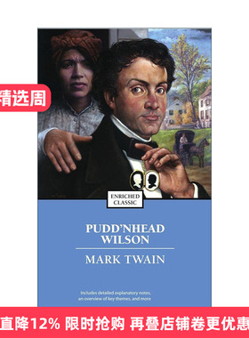 英文原版 Pudd'nhead Wilson 傻瓜威尔逊 马克吐温 Enriched Classics系列 英文版 进口英语原版书籍