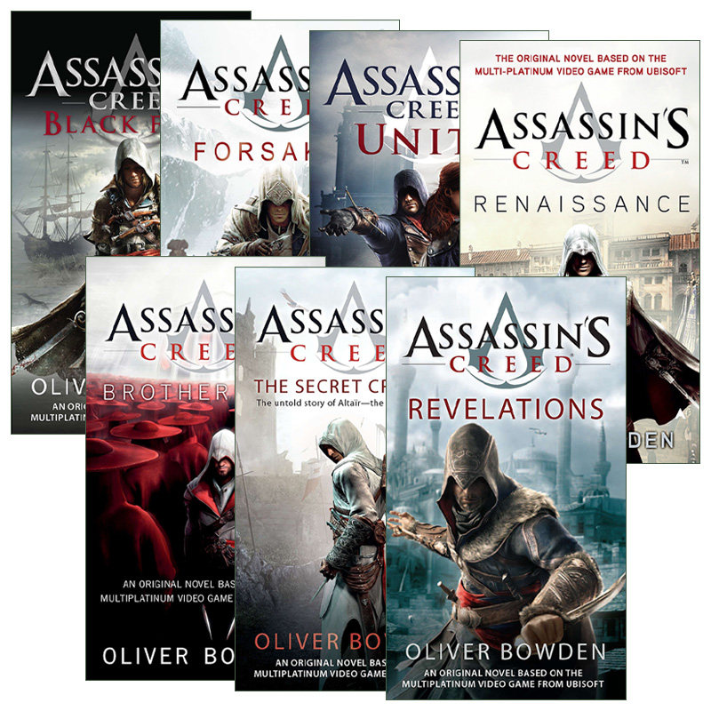Assassin's Creed 刺客信条小说系列7册 同名游戏原著 Oliver Bowden进口原版英文书籍