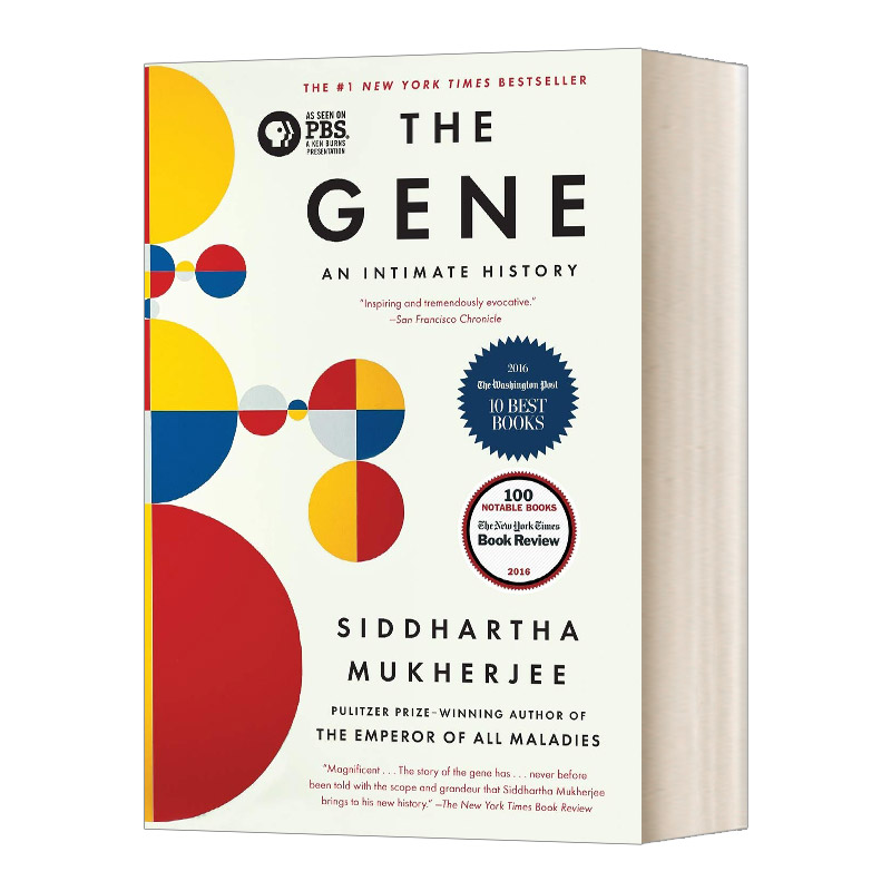 The Gene 基因传 生命与认知科学基因 比尔盖茨 2016年圣诞假期书单进口原版英文书籍