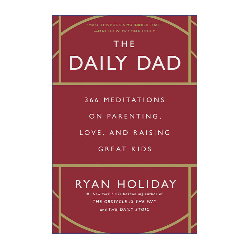 英文原版 The Daily Dad 爸爸日常 关于育儿 爱和养育好孩子的366次思考 Ryan Holiday 精装 英文版 进口英语原版书籍