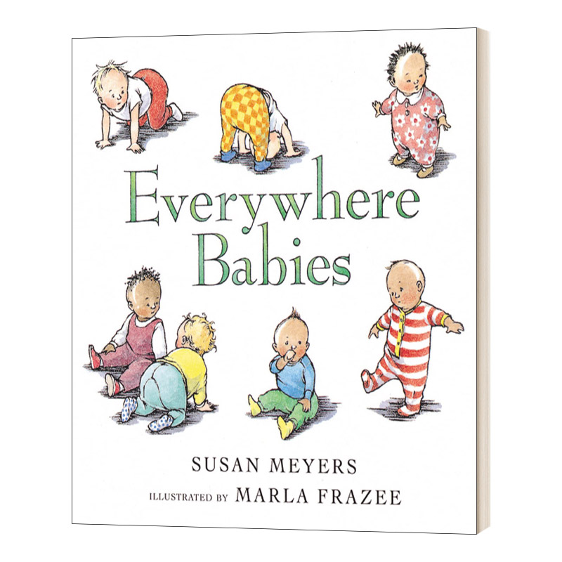 Everywhere Babies  到处是婴儿 纸板书进口原版英文书籍