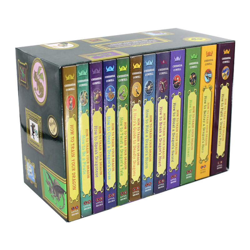 驯龙高手1-12册全集套装How to Train Your Dragon The Complete Series  英文原版 礼盒套装 英文版儿童青少年英语读物 进口书籍