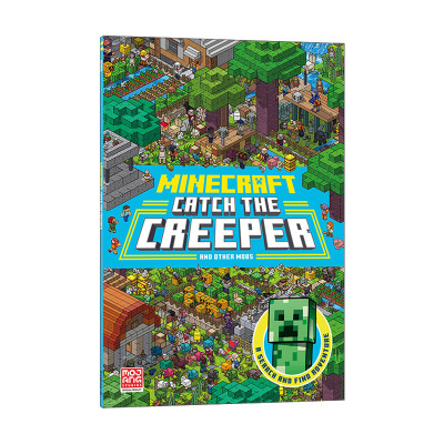 英文原版 Minecraft Catch the Creeper and Other Mobs 我的世界 雷霆战机搜索与查找 搜索和寻找冒险 新版 英文版 进口英语书籍