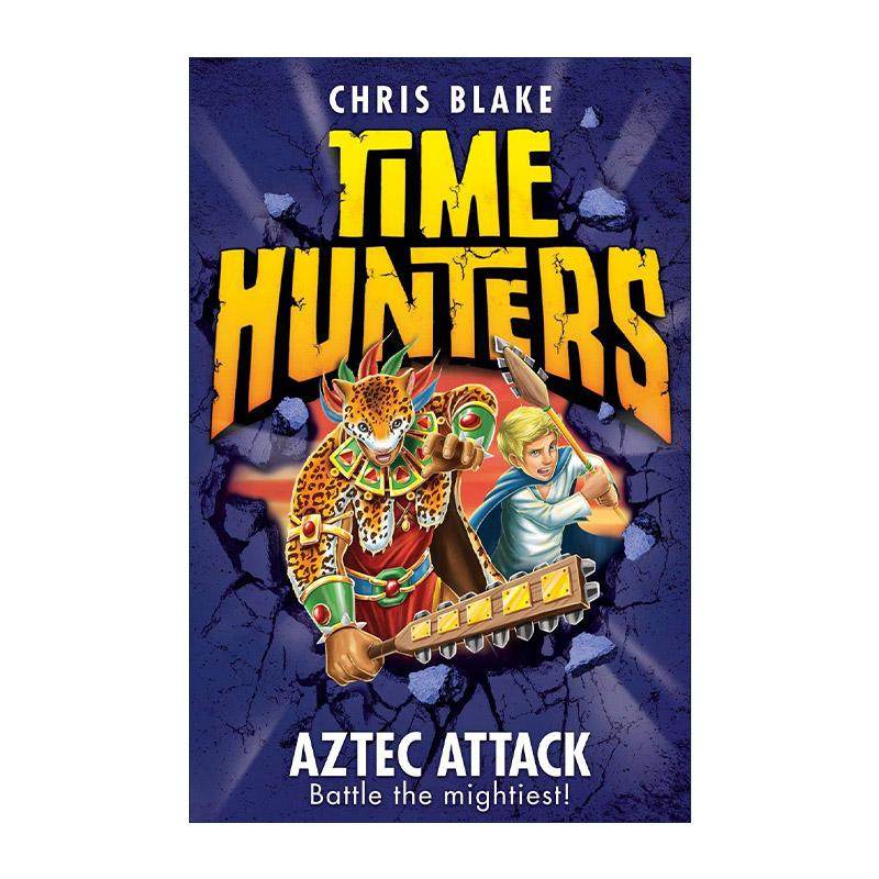 英文原版 Time Hunters Aztec Attack 时间猎手12 挑战阿兹克特神 儿童历史冒险插画章节书 英文版 进口英语原版书籍
