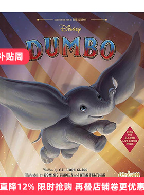 英文原版 Disney Dumbo Deluxe picture book 迪士尼小飞象动画电影绘本 英文版 进口英语原版书籍