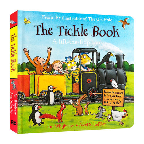 英文原版 The Tickle Book 挠痒痒 纸板书 儿童绘本 翻翻书启蒙早教认知亲子阅读 英文版 进口英语原版书籍