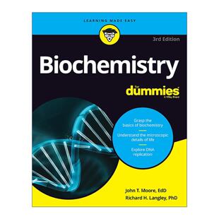 英文原版 Biochemistry For Dummies 生物化学入门 第3版 英文版 进口英语原版书籍