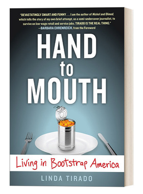 英文原版 Hand to Mouth 当收入只够填饱肚子 生活在自力更生的美国 传记 Linda Tirado 英文版 进口英语原版书籍