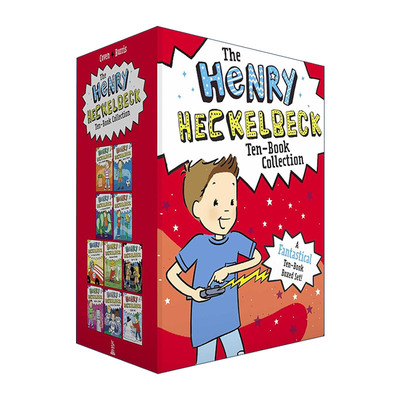 英文原版 The Henry Heckelbeck Ten-Book Collection 亨利·赫克贝克系列10册盒装 男孩成长魔法主题章节书 进口英语原版书籍