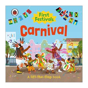Carnival 小瓢虫节日科普系列 进口英语原版 First 书籍 英文版 Festivals 儿童启蒙纸板书 英文原版 加勒比狂欢节