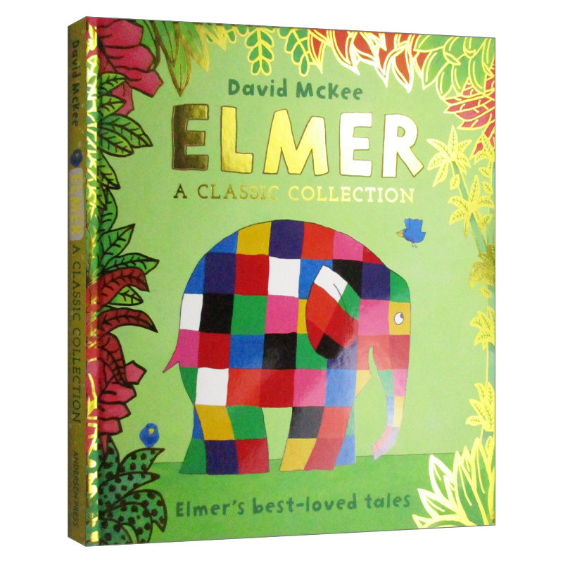 Elmer: A Classic Collection 花格子艾玛大象经典合集 精装进口原版英文书籍