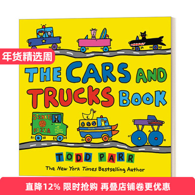 The Cars and Trucks Book  汽车与卡车之书 精装绘本 Todd Parr进口原版英文书籍
