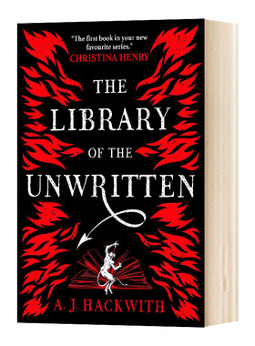 The Library of the Unwritten地狱图书馆系列1：不成文的图书馆进口原版英文书籍