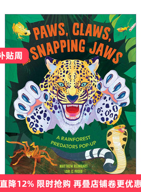 Paws, Claws, and Snapping Jaws Pop-Up Book 森林动物  立体书进口原版英文书籍