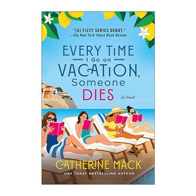 英文原版 Every Time I Go on Vacation  Someone Dies 每次我去度假 都会有人死去 推理小说 英文版 进口英语原版书籍