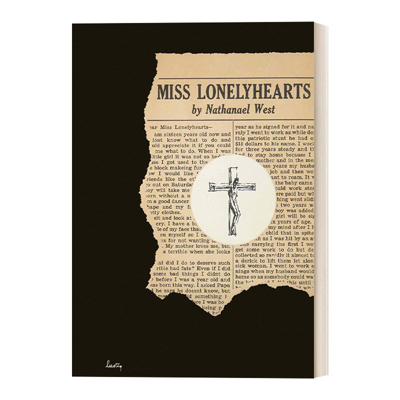 Miss Lonelyhearts 寂寞芳心小姐 美国现代文学经典小说 蝗虫之日同作者 纳撒尼尔•韦斯特进口原版英文书籍