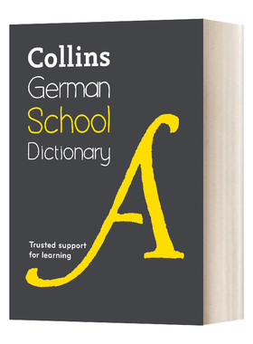 Collins German School Dictionary 柯林斯学生德语词典 第五版进口原版英文书籍