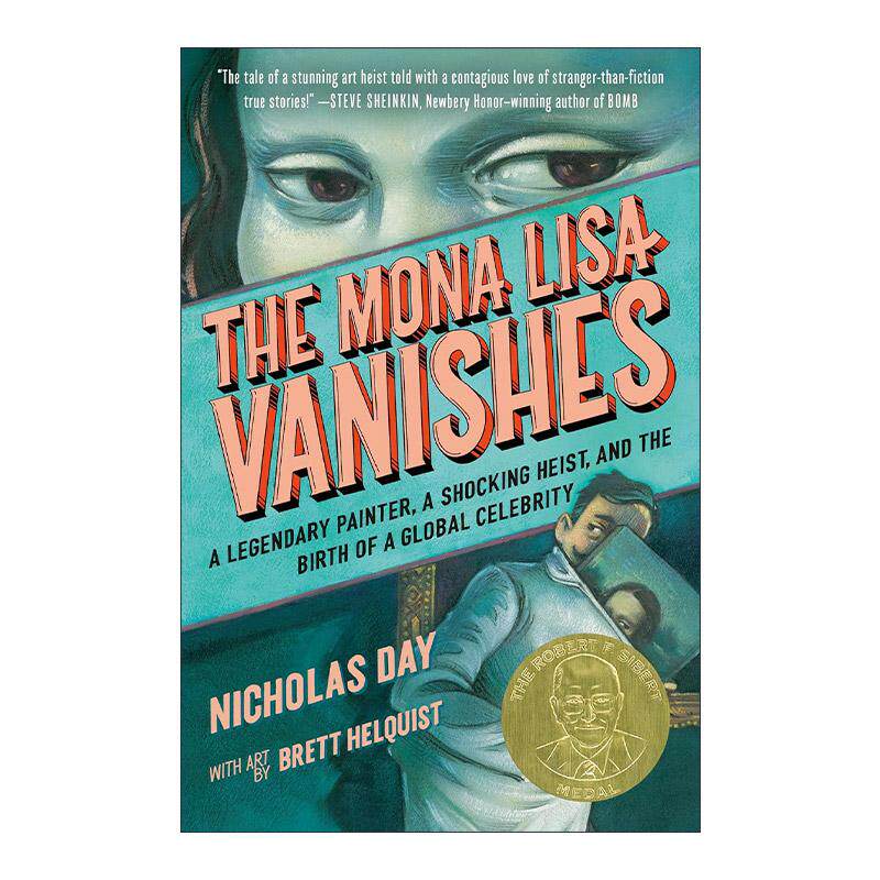 英文原版 The Mona Lisa Vanishes 蒙娜丽莎的消失 波士顿全球报号角书奖 儿童历史科普百科 达芬奇 精装 英文版 进口英语原版书籍