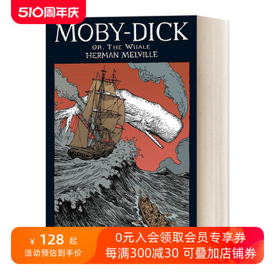 英文原版 Moby-Dick or The Whale Penguin Classics Deluxe Edition 白鲸 企鹅经典豪华毛边版 精装 英文版 进口英语原版书籍