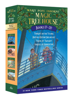 Magic Tree House #17-20 4C Box Set 神奇树屋17-20套装进口原版英文书籍