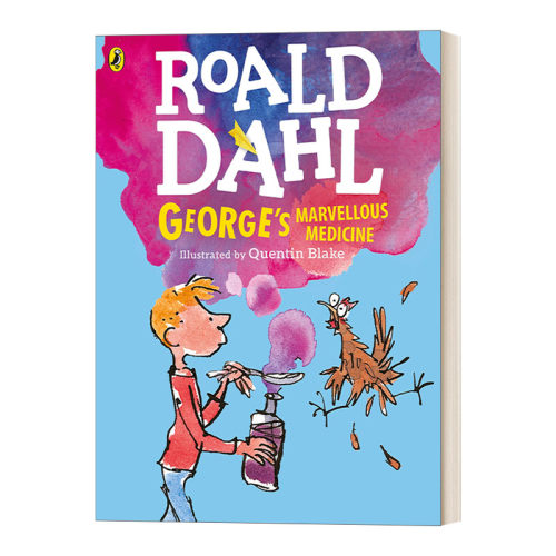 英文原版 George's Marvellous Medicine 乔治的魔法药水 罗尔德·达尔 全彩插图版 英文版 进口英语原版书籍