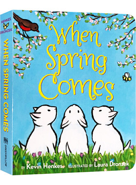 当春天来临 When Spring Comes 英文原版绘本 儿童英语启蒙纸板书 季节变化 0-4岁幼儿认知读物 进口原版英语书 Kevin Henkes