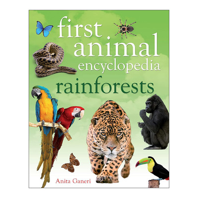 英文原版 First Animal Encyclopedia Rainforests 丛林及雨林动物百科 精装全彩科普画册 英文版 进口英语原版书籍