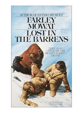 英文原版 Lost in the Barrens 迷失在荒芜之地 青少年冒险小说 鲸之殇作者法利·莫厄特 英文版 进口英语原版书籍
