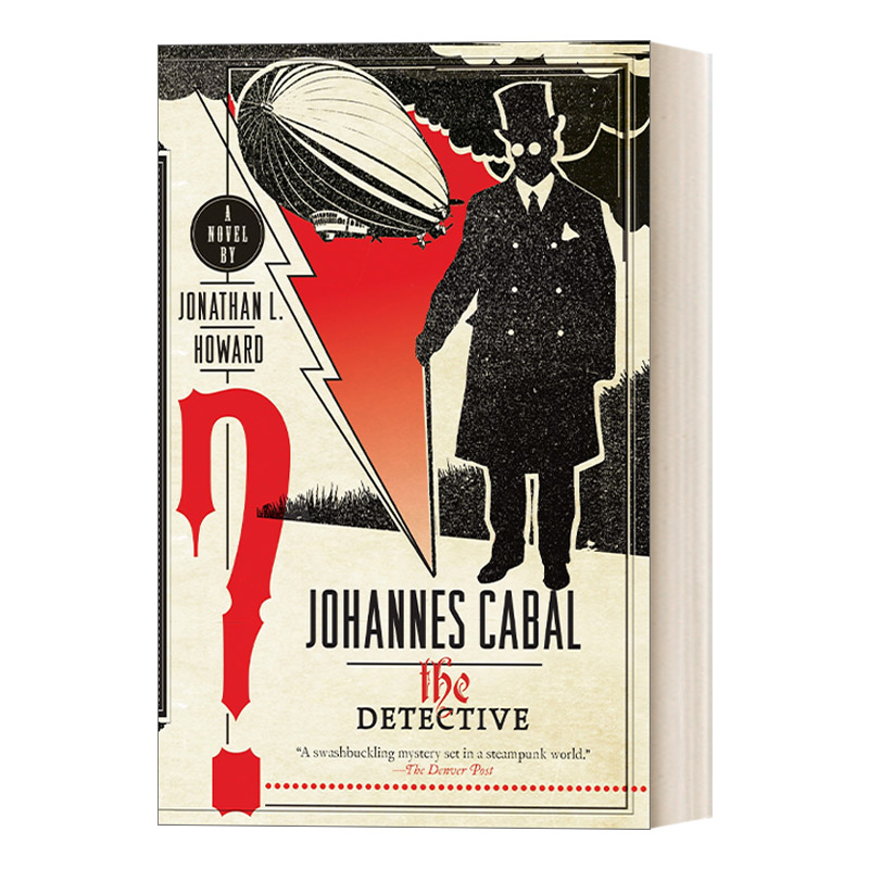 英文原版 Johannes Cabal the Detective 侦探约翰内斯·卡布尔 历史奇幻幽默动作冒险小说 Jonathan L.Howard 进口英语原版书籍