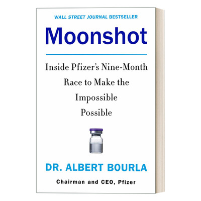 Moonshot 辉瑞登月任务 拯救人类的疫苗研发计划 辉瑞CEO艾伯乐进口原版英文书籍