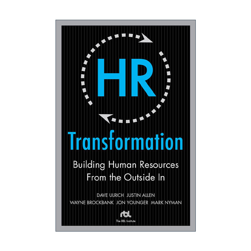 英文原版 HR Transformation 变革的HR 从外到内的人力资源新模式 戴维·尤里奇 英文版 进口英语原版书籍