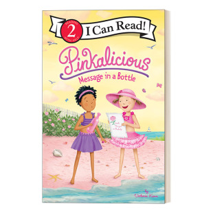 英文原版 Pinkalicious Message in a Bottle 瓶中信 粉红控 I Can Read Level 1分级阅读 英文版 进口英语原版书籍
