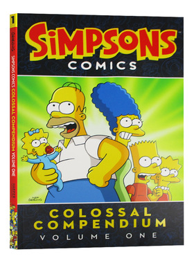 辛普森漫画大全1 Simpsons Comics Colossal Compendium Volume 1  英文原版英文版 进口原版英语漫画书籍 Matt Groening