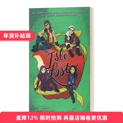 英文原版 The Isle of the Lost The Graphic Novel A Descendants Novel 迷失岛 漫画小说 英文版 进口英语原版书籍