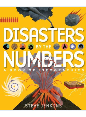 英文原版Disasters by the Numbers 地球自然灾害 史蒂夫詹金斯  科普知识精装绘本进口书籍