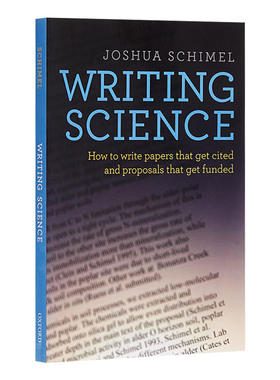 科学论文写作 英文原版 Writing Science 如何写可以被引用的论及如何写可以获得资助的计划 科学技术领域写作 进口原版英语书