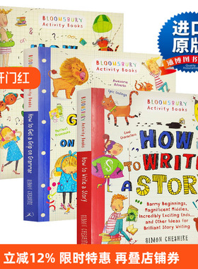 How To学习3本套装 write a story grammar spelling 英文原版 写故事 语法 单词拼写 Simon Cheshire