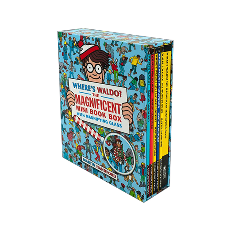 英文原版 Where's Waldo? The Magnificent Mini Book Box 沃尔多在哪里 华丽迷你套装 儿童绘本 活动书 英文版 进口英语原版书籍